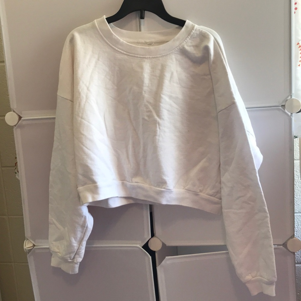 Cropped sweatshirt